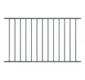 vidaXL Gartenzaun Zaunelement Woerden Pulverbeschichteter Stahl 1,7 x 1 m Anthrazit, (1-St)