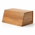 Continenta Brotkasten Brotbox Brotbehälter Brotkiste Eichenholz 40 x 26 x 18.5cm