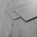 ML-Design Deluxe PVC Bodenbelag, Click Vinyl-Dielen, Vinylboden, 122 cm x 18 cm x 4,2mm, Dicke 4,2mm, 1,54m²/7 Dielen, Windswell Hickory Eiche, Grau, Holzoptik, modern, wasserfest, Belastungsklasse 34