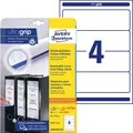 AVERY Zweckform L6061REV-20 Ordnerrücken Etiketten (mit ultragrip, 59 x 192 mm a