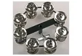 FAME Tambourine,Jingle HiHat Tambourine Zweireihig Stahl Schwarz Einfache Montage Klarer und Definierter Sound Preiswerte HiHats Erweiterung 3 Jahre Garantie, Percussion, Tambourines, Jingle HiHat Tambourine, HiHat Erweiterung, Stahl, Schwarz