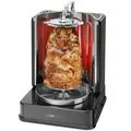 Clatronic DVG 3686 CB Döner-Multigrill rotierend Kebab Tischgrill - schwarz