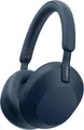 Sony WH-1000XM5 - Kopfhörer mit Mikrofon - ohrumschließend - Bluetooth - kabellos, kabelgebunden - aktive Rauschunterdrückung - 3,5 mm Stecker - Mitternachtsblau (WH1000XM5L.CE7)