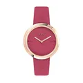 FURLA Damen Analog Quarz Uhr mit Leder Armband R4251110503