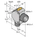 Turck Kontrasttaster Q3XTBLD-Q8 3091638 1 St.