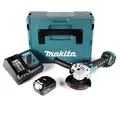 Makita DGA 511 RF1J Akku Winkelschleifer 18V 125mm + 1x Akku 3Ah+Lader im Makpac