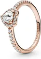Pandora Fingerring Pandora Funkelndes erhabenes Herz Ring 188421C02 Damenring