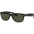 Ray-Ban New Wayfarer RB 2132 622 - Sonnenbrille  - Schwarz Rubber 58