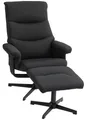HOMCOM Relaxsessel mit Hocker, Fernsehsessel mit Liegefunktion, Wippfunktion