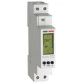 VEMER VE762300 Micro AST Digitale Astro Zeitschaltuhr, Astronomischer Zeitschalter, Montage Hutschiene, Weiß, 1 DIN-Modul