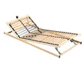 Verstellbarer Lattenrost 5 Zonen mit 28 Federholzleisten Buchenholz 100 x 200 cm