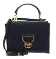 Coccinelle Leder Umhängetasche Abendtasche Arlettis Handbag Grainy Leather Midnight Blue dunkelblau