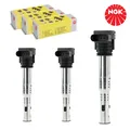 3X NGK U5015 ZÜNDSPULE ZÜNDMODUL FÜR VW GOLF POLO PASSAT AUDI A4 A3 SKODA SEAT
