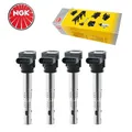 4x NGK Zündspule für VW MUTIVAN 5/6 TRANSPORTER 5/6 PASSAT AUDI SEAT SKODA 48042