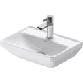 Duravit D-Neo Handwaschbecken 45 cm, mit 1 Hahnloch, ohne Überlauf 0738450041, Badkeramik, weiß
