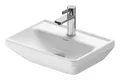 Duravit D-Neo Handwaschbecken 1 Hahnloch ohne Überlauf 450 x 335 mm - Weiß Hochglanz - 0738450041