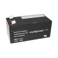 Multipower MP3-12C AGM 12 V 3,0Ah 6,3 mm Faston Bleiakku Wartungsfrei 1 Stück