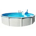 Stahlwand Swimming Pool Set 'grande Rund', Ø 366 X 135 Cm, Ohne Zubehörset - Steinbach