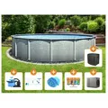 Steinbach Aktionsangebot Stahlwand Swimming Pool Set "Grande rund",,Ø 366 x 135 cm