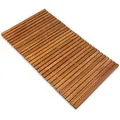 CASARIA Badematte Holz, 50 x 76 cm, braun, aus Akazienholz, rutschfest