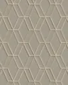 Profhome DE120064-DI Grafik Tapete Geometrisch glänzend grau silber 5,33 m2