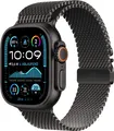 Apple WATCH Ultra 2 49mm GPS+Cellular Titangehäuse Schwarz Milanaisermband Schwarz M