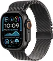 Apple Watch Ultra 2 (2024) Titan Schwarz Milanaise Armband Titan M