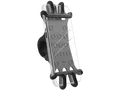 HAMA Flexible, universal für Lenkerstange, Fahrrad-Handyhalter, Schwarz