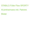 STABILO Füller Flow SPORTY M pink/schwarz inkl. Patrone Blister (4006381551410)
