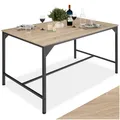 tectake Esstisch, Industrial Style, rechteckig, 120 x 75 x 75 cm