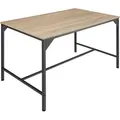 tectake® Esstisch Belfast Industrial Style 120 x 75 x 75 cm - Braun