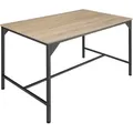 tectake Esstisch, Natur, Holz, Beton Optik, Rechteckig, 75x75x120 cm, Esszimmer, Tische, Esstische