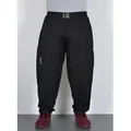 ESRA Sporthose Gestreifte Fitness Hose Herren Bodybuilder Hose SP01 Herren Sporthose Fitnesshose Bodybuilding Hose Trainingshose gestreift schwarz XL