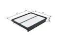 LUFTFILTER FÜR SORENTO II XM, SANTA FÉ II CM - BOSCH F 026 400 292