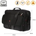 XXL Umhängetasche Flugbegleiter Tasche 17 Zoll Arbeitstasche Herren Damen Bag