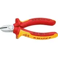 Seitenschneider KNIPEX Länge: 140mm (verchromt, VDE, isoliert, mit Facette)