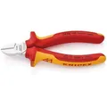 KNIPEX Seitenschneider verchromt, isoliert, VDE-geprüft 140 mm 70 06 140