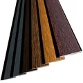 4x 6m Fensterleiste Flachleiste Abdeckleiste 30mm Höhe - Made in Germany - 1 m bis 60 m (MIT LIPPE) selbstklebend Flachleisten in grau, anthrazit, braun, dunkelbraun, golden-oak
