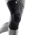 Bauerfeind Kniebandage (leichte Kompression, schützt vor Überlastung) schwarz/schwarz - 1 Stück, Größe: XL