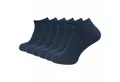 GAWILO Sneakersocken aus 100% Baumwolle für Damen (6-Paar) ohne drückende Naht über den Zehen - atmungsaktiv - absolut blickdicht