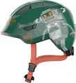 Abus Kinderfahrradhelm "SMILEY 3.0" Gr. M, grün (grün robo), M Kopfumfang: 50cm - 55cm