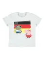 NAME IT T-Shirt mit Peppa Pig und Fussball Design Bright White-110