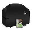 TTL GARDEN Premium BBQ Grillabdeckung Gasgrill, Grill Abdeckhaube, 600D Oxford Gewebe & 250 g/m² extra stark und langlebig, Grill Schutzhülle, Grillzubehör, absolut wetterfest 186x66x130cm