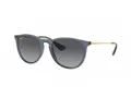 Ray-Ban Sonnenbrille RB4171 ERIKA  6592T3 Blau Grau Damen