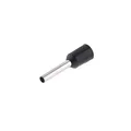 100 Stk. SeKi Aderendhülsen schwarz 1,50mm² isolierte Kabel Endhülsen; Industriequalität