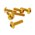 Schraubensatz 6 Stück Verkleidung Gold - M5X20 für Bimotor Garelli Dazon Adiva