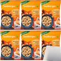 Seeberger Kalifornische Pistazien geröstet und gesalzen 6er Pack (6x150g Packung) + usy Block