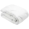 ZOLLNER Microfaserbettdecke, Bezug: 100% Polyester, 240 x 220 cm, 100% Polyester, vom Hotelwäschespezialisten weiß 240 cm x 220 cm