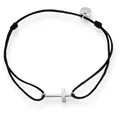 Glanzstücke München Armband Kreuz Sterling Silber in 15,0 - 22,0 cm, flexibel einstellbar Damen 