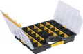 Allit Sortimentskasten EuroPlus Basic S37 6-20 Fächer,20 flexible Trennstege, 365 x 295 x 62 mm, schwarz/gelb